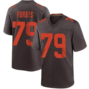 Men's Nike Cleveland Browns Drew Forbes Alternate Jersey - Brown Game