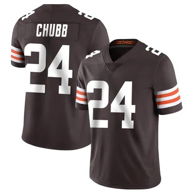 nick chubb white jersey