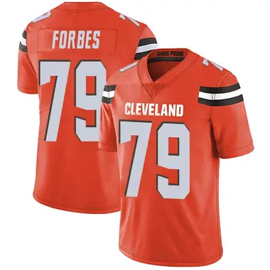 Youth Nike Cleveland Browns Drew Forbes Alternate Vapor Untouchable Jersey - Orange Limited